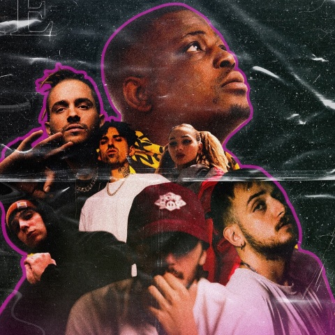 Οι ράπερ iLLEOo, N.O.E, Moose, Ignes, Gio Melody, Koki και Vito Soprano 