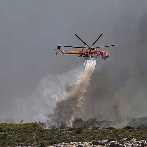 Φωτιά στο Λαύριο