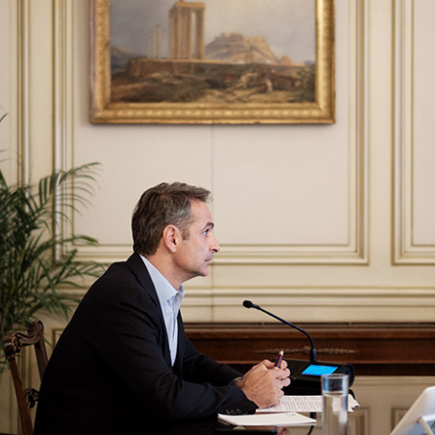  ΤΗΛΕΔΙΑΣΚΕΨΗ ΤΟΥ ΠΡΩΘΥΠΟΥΡΓΟΥ ΚΥΡΙΑΚΟΥ ΜΗΤΣΟΤΑΚΗ ΣΤΟ EPP SUMMIT