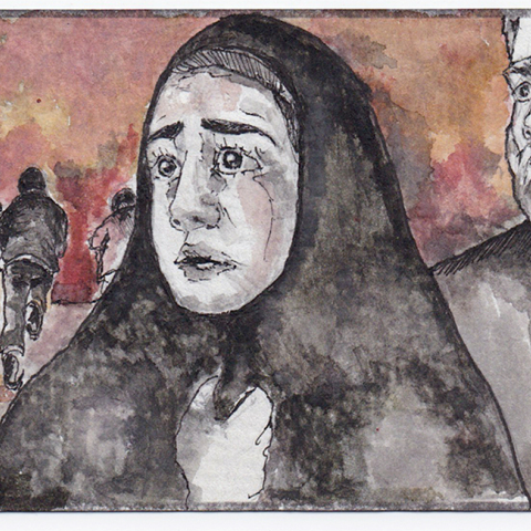 Tα storyboards της γυρισμένης στην Αθήνα ταινίας «Παρί»