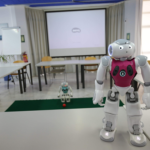 Το ρομποτάκι Ερμής που έφτιαξε η ομάδα ρομποτικής «Κουρήτες»