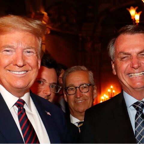 Ζαΐχ Μπολσονάρου και Ντόναλντ Τραμπ 