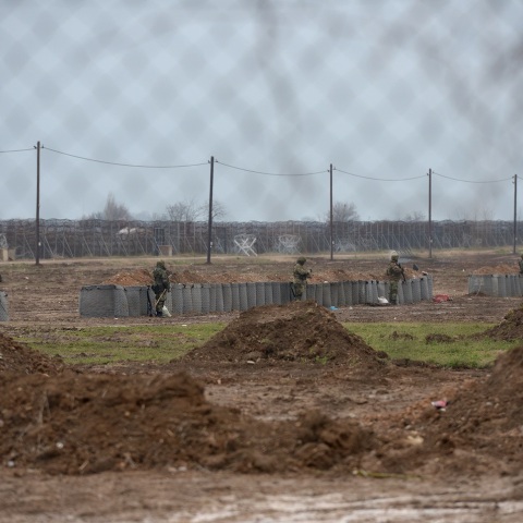 Έπαρση της ελληνικής σημαίας στις Καστανιές Έβρου 