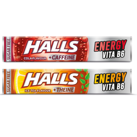 Nέες Halls Energy με βιταμίνη Β6 εκτοξεύουν την ενέργειά σου στα ύψη