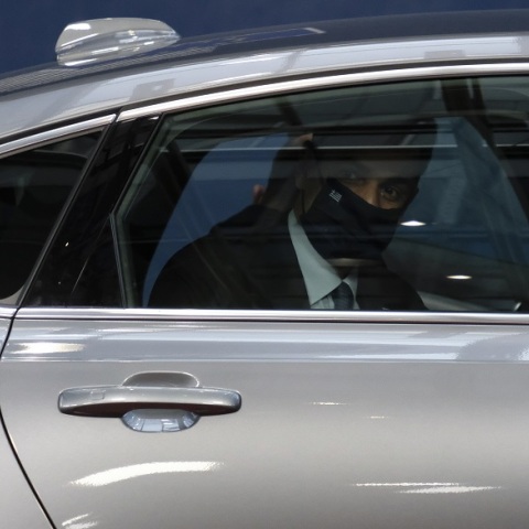 Ο πρωθυπουργός Κυριάκος Μητσοτάκης φτάνει στη Σύνοδο Κορυφής 