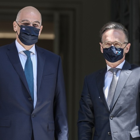 ΣΥΝΑΝΤΗΣΗ ΤΟΥ ΥΠΕΞ Ν. ΔΕΝΔΙΑ ΜΕ ΤΟΝ ΓΕΡΜΑΝΟ ΟΜΟΛΟΓΟ ΤΟΥ Χ. ΜΑΑΣ 