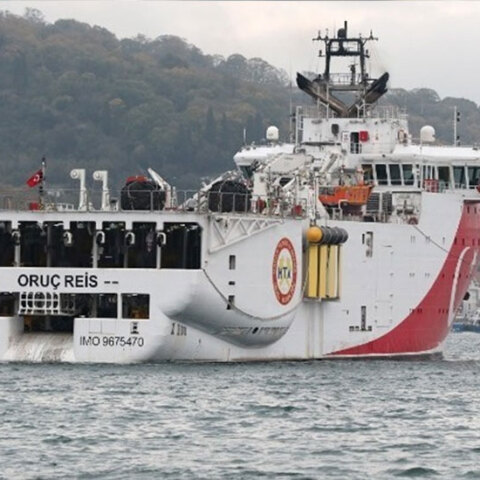 Το τουρκικό σκάφος σεισμικών ερευνών Oruc Reis που στέλνει με NAVTEX στο Καστελόριζο η Τουρκία