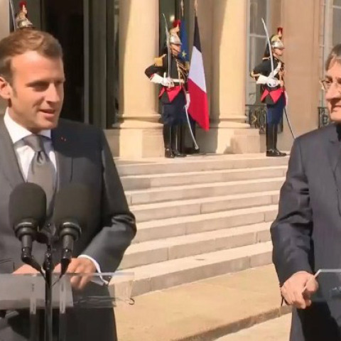 Εμανουέλ μακρόν - Νίκος Αναστασιάδης 