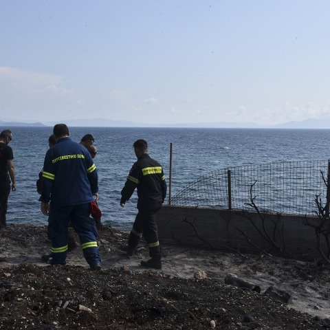 Το οικόπεδο στην περιοχή Μάτι όπου βρέθηκαν νεκροί 26 άνθρωποι