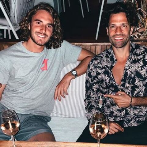 Στέφανος Τσιτσιπάς και Κωνσταντίνος Αργυρός