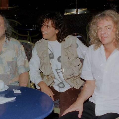 O Peter Green και ο Χρήστος Κισατζεκιάν στην Αθήνα το 1997