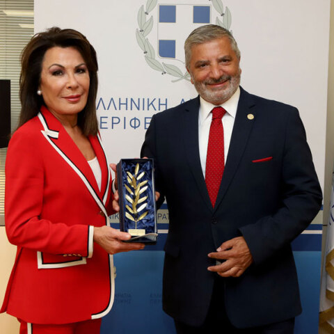 Γιάννα Αγγελοπούλου και Γιώργος Πατούλης συζήτησαν για το πώς η Περιφέρεια Αττικής μπορεί να βοηθήσει στην υλοποίηση δράσεων που σχεδιάζει η Επιτροπή «Ελλάδα 2021»