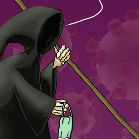 Μάσκα για τον κορωνοϊό - Το αιχμηρό σκίτσο του Αρκά