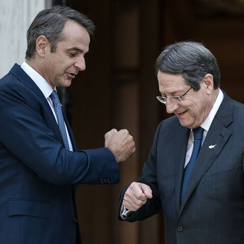 Κυριάκος Μητσοτάκης και Νίκος Αναστασιάδης