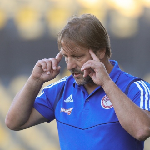 Ο προπονητής του Ολυμπιακού Πέδρο Μάρτινς 