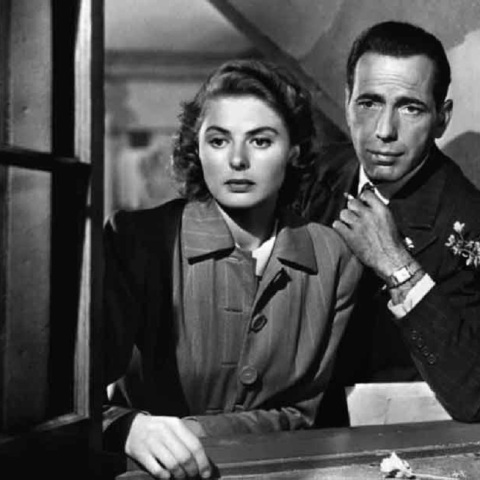 Η Ίνγκριντ Μπέργκμαν και ο Χάμφρεϊ Μπόγκαρτ στην ταινία Καζαμπλάνκα