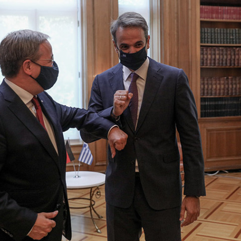  ΣΥΝΑΝΤΗΣΗ ΤΟΥ ΠΡΩΘΥΠΟΥΡΓΟΥ ΚΥΡ. ΜΗΤΣΟΤΑΚΗ ΜΕ ΤΟΝ ΠΡΩΘΥΠΟΥΡΓΟ ΤΟΥ ΚΡΑΤΙΔΙΟΥ ΤΗΣ Β. ΡΗΝΑΝΙΑΣ - ΒΕΣΤΦΑΛΙΑΣ A. LASCHET