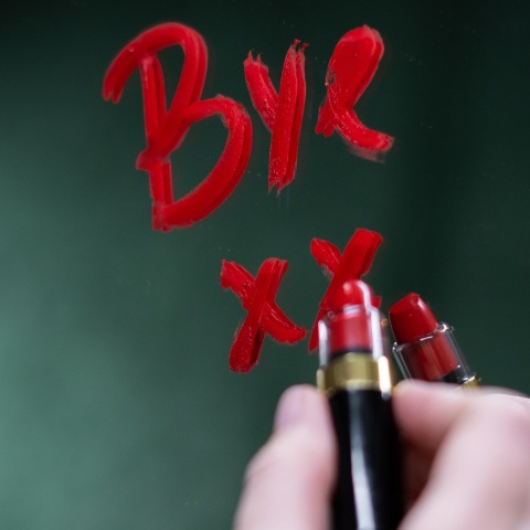 Κραγιόν σε καθρέφτη