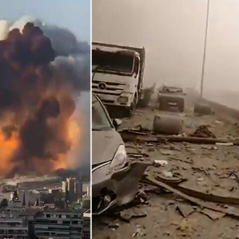 Τρομακτική έκρηξη στον Λίβανο - Ισοπεδώθηκαν κτίρια στη Βηρυττό
