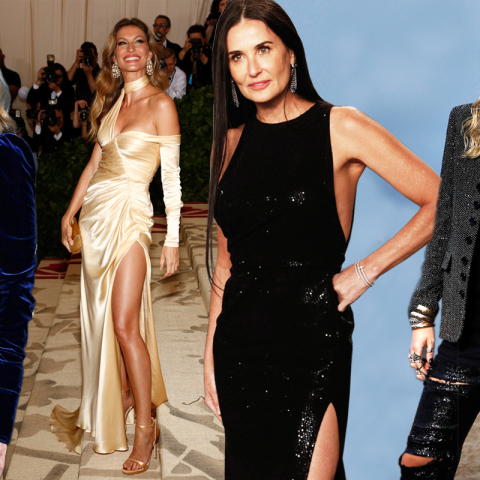 Από αριστερά, Michelle Pfeiffer ©EPA/ETTORE FERRARI, Gisele Bundchen ©EPA/JUSTIN LANE, Demi Moore ©EPA/RINGO CHIU, Miley Cyrus ©EPA/ETIENNE LAURENT