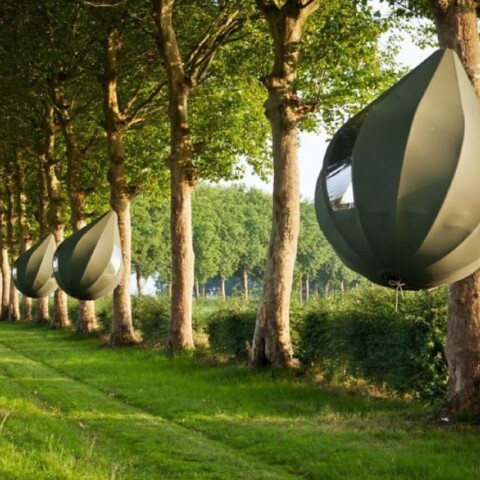 Βέλγιο: Εναλλακτικές διακοπές σε σκηνές δέντρων σε σχήμα δακρύων