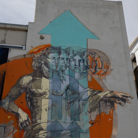 Γκράφιτι στο κέντρο της Αθήνας 