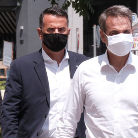 Επίσκεψη του πρωθυπουργού, Κυριάκου Μητσοτάκη, στο υπουργείο Μεταφορών