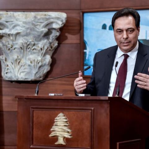 Ο πρωθυπουργός του Λιβάνου Χασάν Ντιάμπ 