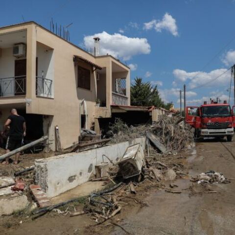 Πλημμύρες στην Εύβοια