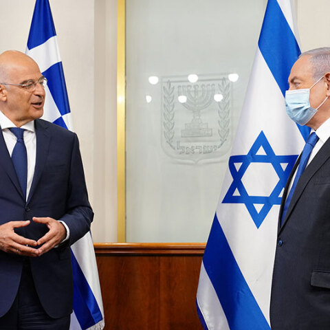 Στο Ισραήλ ο Νίκος Δένδιας - Ο Έλληνας υπουργός Εξωτερικών συναντήθηκε με τον πρωθυπουργό της χώρας Μπενιαμίν Νετανιάχου
