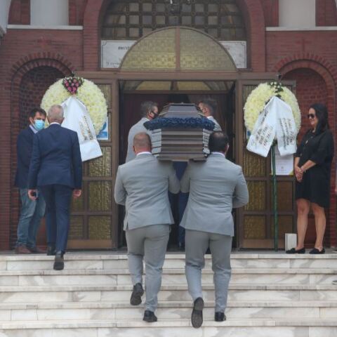 Κηδεία Ντίνου Χριστιανόπουλου