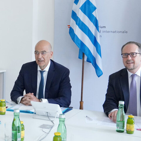 Ο Νίκος Δένδιας στην τηλεδιάσκεψη των υπουργών Εξωτερικών της Ευρωπαϊκής Ένωσης