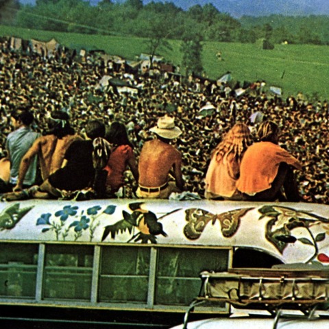 Στιγμιότυπο από το φεστιβάλ του Woodstock το 1969