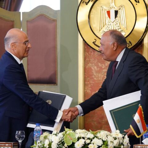 Οι ΥΠΕΞ Ελλάδας και Αιγύπτου