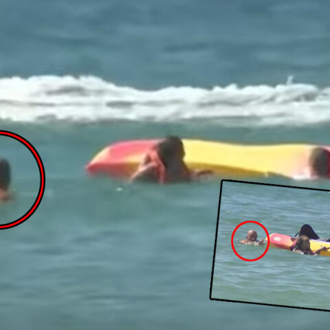 Ο πρόεδρος της Πορτογαλίας βοήθησε δύο γυναίκες που παρασύρθηκαν από τα ορμητικά ρεύματα