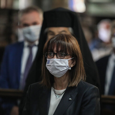 Η Πρόεδρος της Δημοκρατίας Αικατερίνη Σακελλαροπούλου