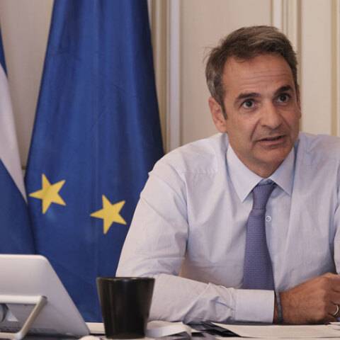 ΣΥΜΜΕΤΟΧΗ ΤΟΥ ΠΡΩΘΥΠΟΥΡΓΟΥ ΚΥΡΙΑΚΟΥ ΜΗΤΣΟΤΑΚΗ ΣΤΗΝ ΤΗΛΕΔΙΑΣΚΕΨΗ ΤΟΥ ΕΥΡΩΠΑΙΚΟΥ ΣΥΜΒΟΥΛΙΟΥ