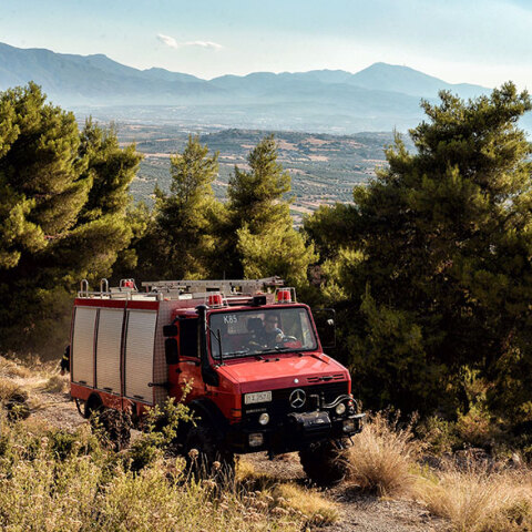 Όχημα της Πυροσβεστικής Υπηρεσίας