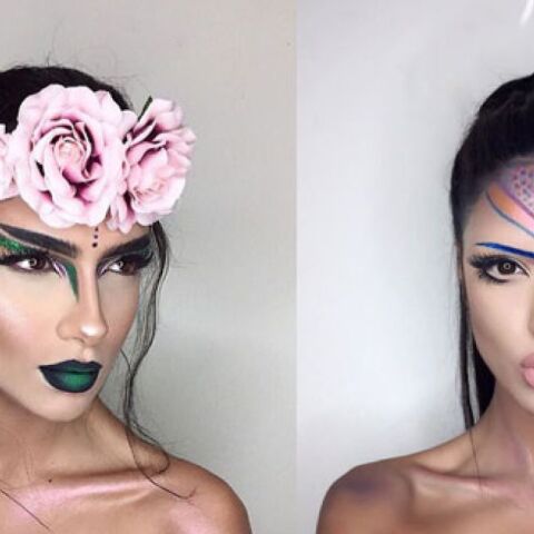 Γυναίκα μακιγιαρισμένη σύμφωνα με το ζώδιο