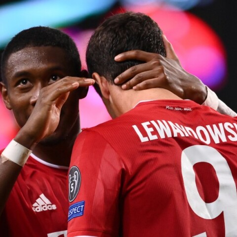 Πανηγυρισμοί των παικτών της Μπάγερν Μονάχου μετά την κατάκτηση του Τσάμπιονς Λιγκ