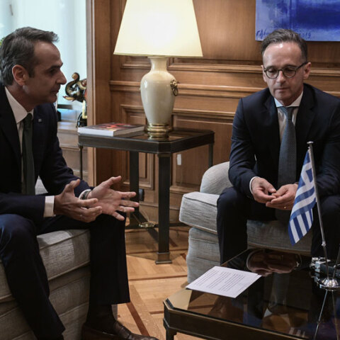 ΣΥΝΑΝΤΗΣΗ ΤΟΥ ΠΡΩΘΥΠΟΥΡΓΟΥ ΚΥΡ. ΜΗΤΣΟΤΑΚΗ ΜΕ ΤΟΝ ΥΠΕΞ ΤΗΣ ΓΕΡΜΑΝΙΑΣ Χ. ΜΑΑΣ