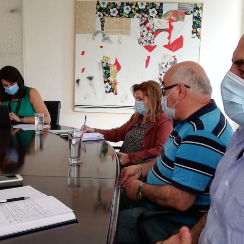 Νίκη Κεραμέως με την αντιπροσωπεία της ΕΣΑμεΑ