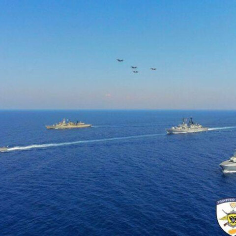Κοινή ναυτική άσκηση «Εunomia 2020» νότια της Κύπρου με τη συμμετοχή στρατιωτικών δυνάμεων από Ελλάδα, Κύπρο, Γαλλία και Ιταλία
