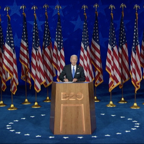 Ο Τζο Μπάιντεν στο Συνέδριο του Δημοκρατικού Κόμματος