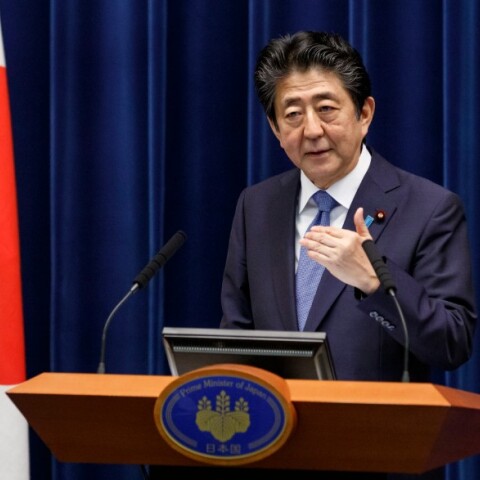 Ο Ιάπωνας πρωθυπουργός, Σίνζο Άμπε