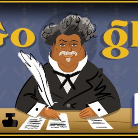 Το Doodle της Google για τον Αλέξανδρο Δουμά