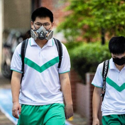 Μαθητές στην Κίνα 