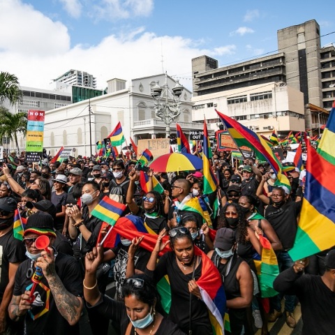 Μαυρίκιος - Διαδήλωση