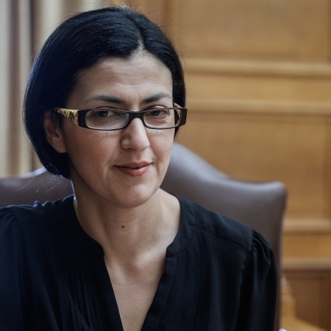 Η Ειδική Γραμματέας Προστασίας Ασυνόδευτων Ανηλίκω, Ειρήνη Αγαπηδάκη