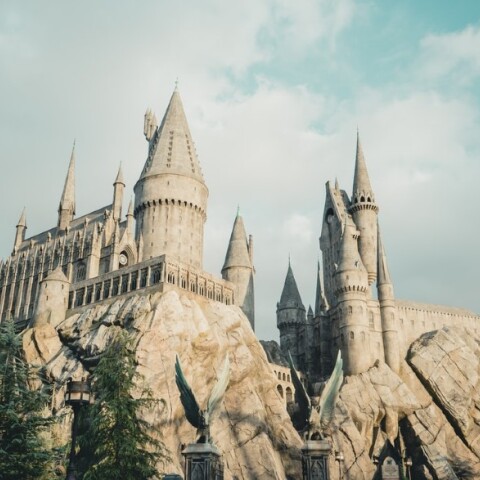 Το κάστρο Alnwick που χρησιμοποιήθηκε ως Hogwarts 